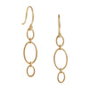 <!--ER653--> triple mini ovals earrings