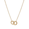 <!--NK622-->two love knots necklace