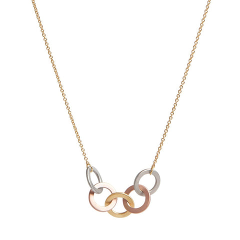 <!--NK625--> five love knots necklace