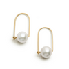 <!--ER924-->wide pearl arch earrings