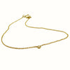 itty bitty circle bracelet with diamond