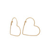<!--ER632-->small heart hoops