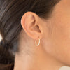 <!--ER823-->crescent hoop studs