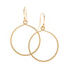 <!--ER918--> round keyhole earring