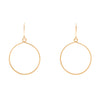 <!--ER918--> round keyhole earring