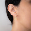 <!--ER906--> ginkgo bold tiered drop earrings