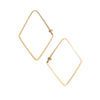 <!--ER618-->small rhombus dainty hoop earrings