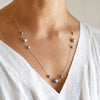 <!--NK1000--> long grand linear pearl necklace