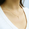 double fringe necklace