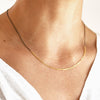 <!--NK779-->slinky double chains necklace
