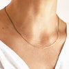 <!--NK779-->slinky double chains necklace