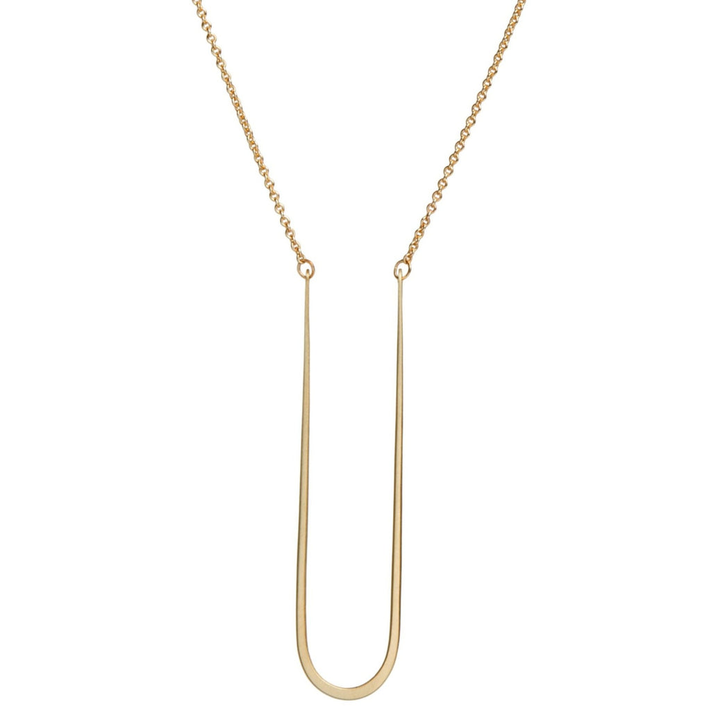 <!--NK982-->SALE- modern arch necklace