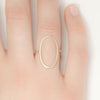 <!--RG334-->open oval ring