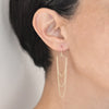 <!--ER917-->keyhole cascade earring