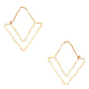 <!--ER944--> small chevron hoops