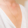 <!--NK906-->SALE - slinky gold shards deluxe necklace