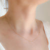 <!--NK757--> spaced mini ovals necklace