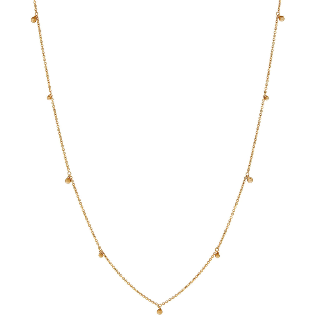 spaced bubble necklace