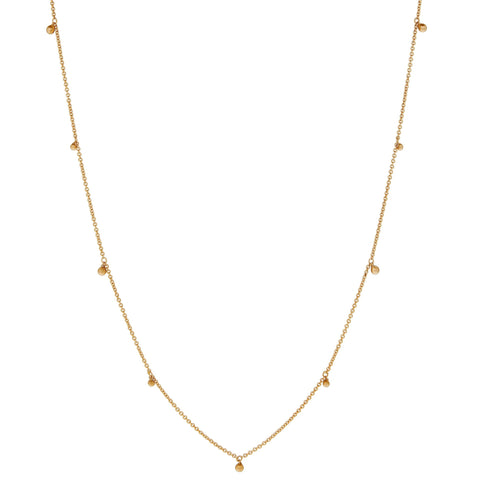 spaced bubble necklace