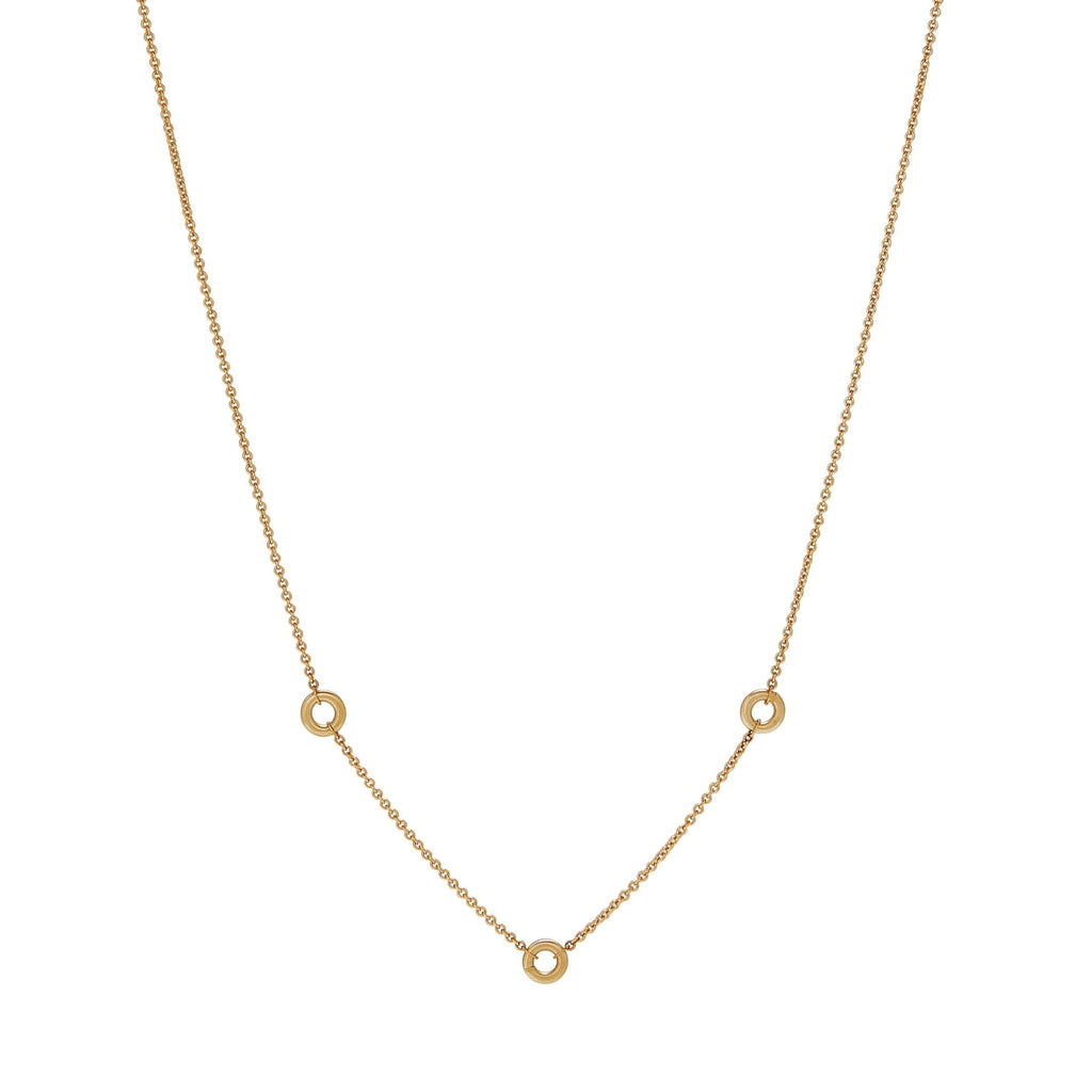 triple link necklace