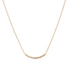<!--NK996dia--> pavé curved edgy bar necklace