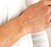<!--BR502-->slinky gold star bracelet