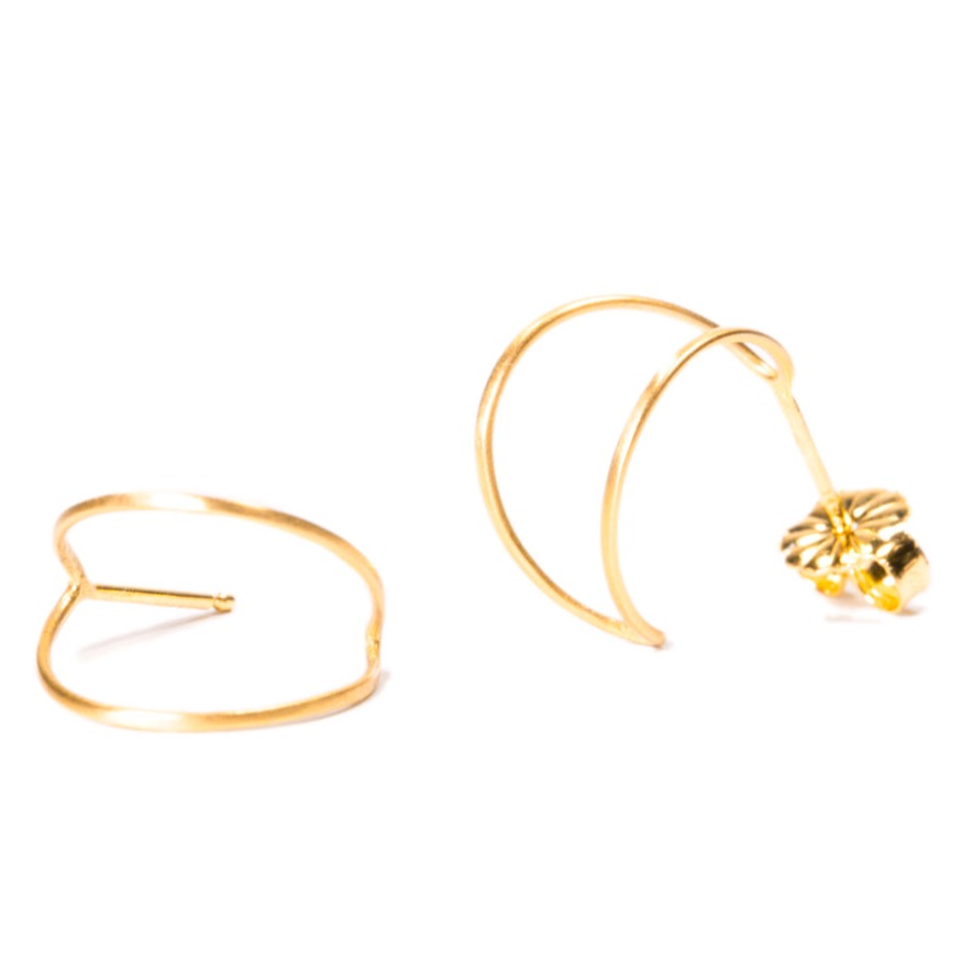 <!--ER818-->moonlight hoop studs