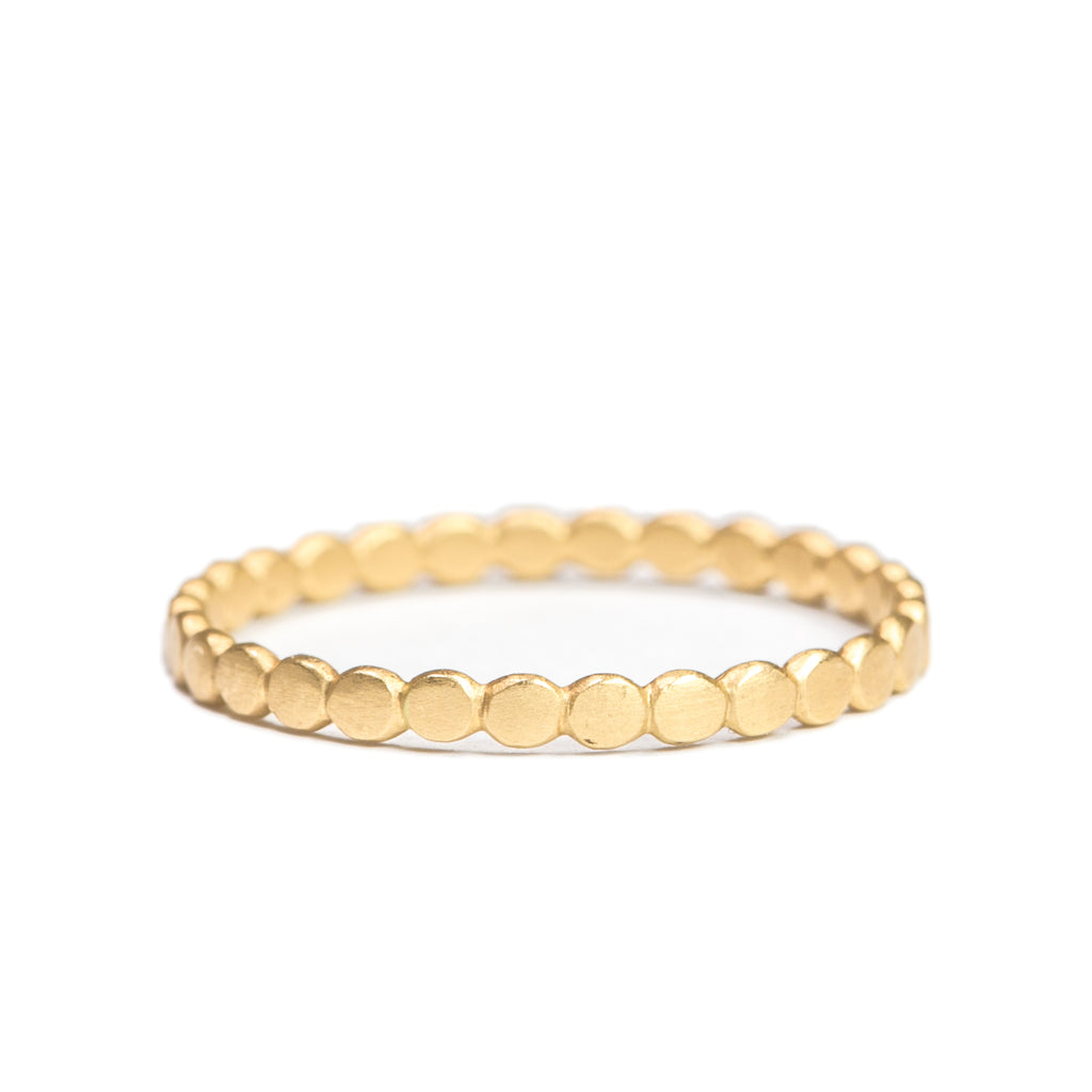 <!--RG385-->tiny polkadot stacking ring