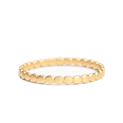 <!--RG385-->tiny polkadot stacking ring