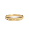 <!--RG515-->small bridge wedding band with engraving