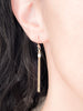 <!--ER291-->fluid triple line earrings