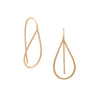 <!--ER302-->teardrop outline earrings