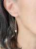 <!--ER402-->long pearl swing earrings
