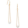 <!--ER402-->long pearl swing earrings