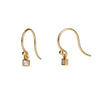 <!--ER606-->dainty earrings with square diamond