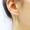 five fringe drop earrings