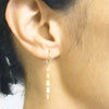 flutter strand earrings