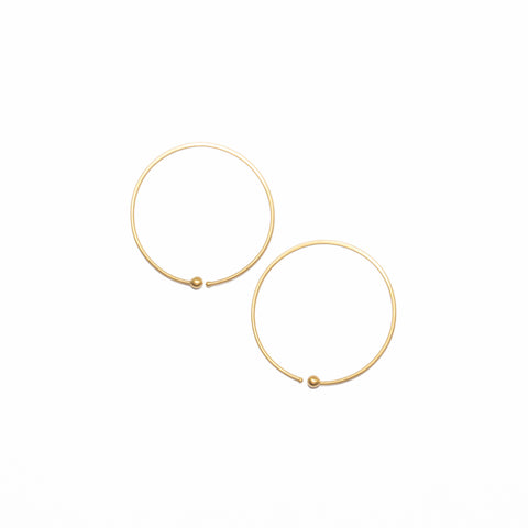 <!--ER730-->loop hoop earrings