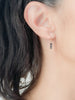 <!--ER811-->triple black diamond earrings