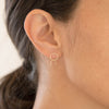 <!--ER814-->double circle stud drops