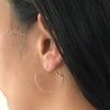 <!--ER920-->small ogee dainty hoop earrings