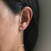 <!--ER927-->large pearl arch earrings