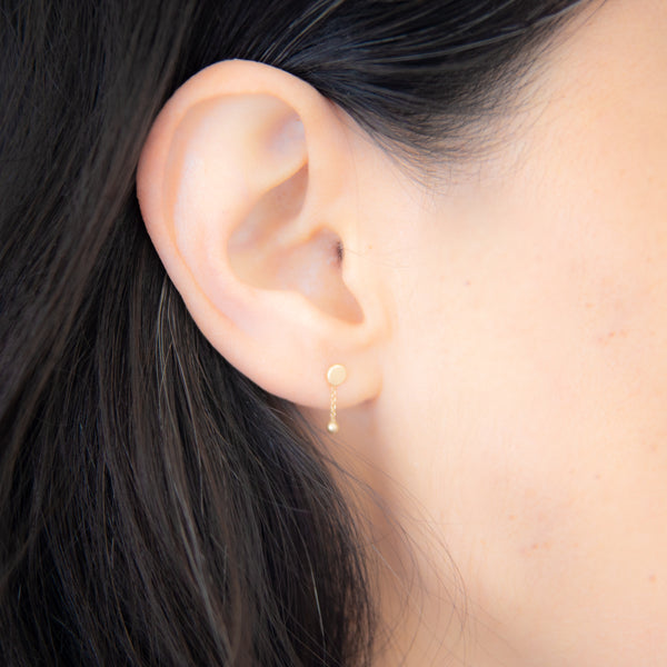 【Carla Caruso】Dot and Chain Earrings Dot and Chain Earrings (Carla Caruso) – ambiente