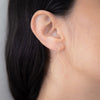 <!--ER919--> teardrop keyhole earrings