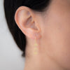 <!--ER905--> ginkgo bold simple drop earrings