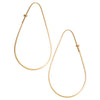 <!--ER854-->teardrop dainty hoops