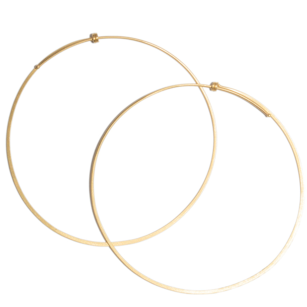 Gold Vermeil Textured Circle Stud Earrings | Handmade Seaside Jewellery |  Ana Rubiato | Portugal | Lily Luna | Edinburgh | Scotland