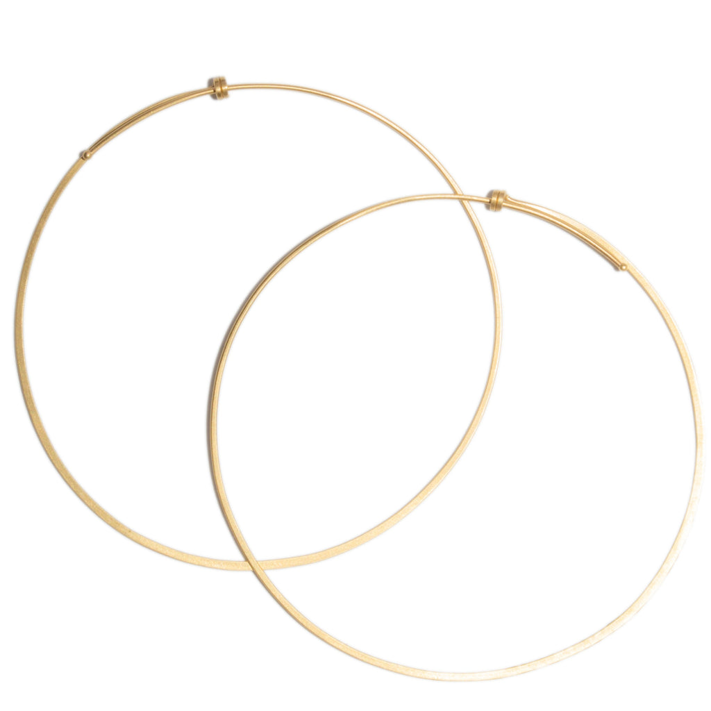 <!--ER612-->large round dainty hoop earrings