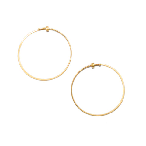 <!--ER610-->small round dainty hoop earrings