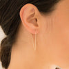 <!--ER859-->SALE - small scalene dainty hoops